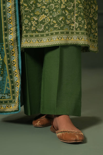Zellbury | Unstitched 3 Piece Khaddar | Shirt Shalwar Shawl - 0384 -  Zellbury Women Essential Unstitched - Original Designer Dress - House of Maryam