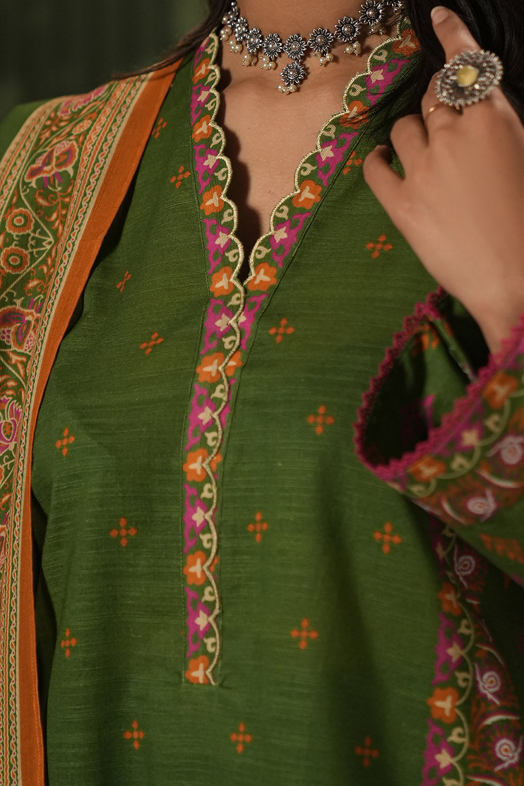 Zellbury | Unstitched 3 Piece Khaddar | Shirt Shalwar Dupatta - 0386 -  Zellbury Women Essential Unstitched - Original Designer Dress - House of Maryam