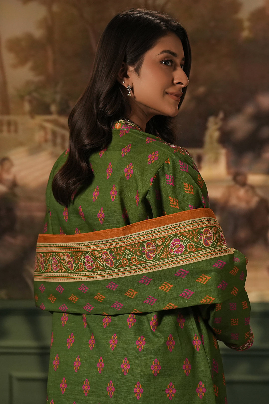 Zellbury | Unstitched 3 Piece Khaddar | Shirt Shalwar Dupatta - 0386 -  Zellbury Women Essential Unstitched - Original Designer Dress - House of Maryam