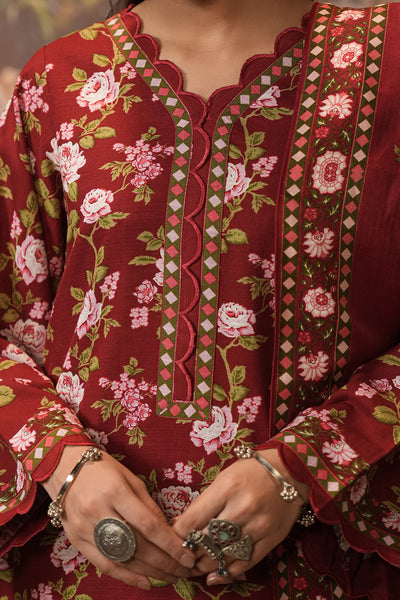 Zellbury | Unstitched 3 Piece Khaddar | Shirt Shalwar Shawl - 0389 -  Zellbury Women Essential Unstitched - Original Designer Dress - House of Maryam