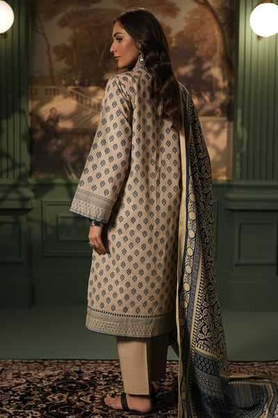Zellbury | Unstitched 3 Piece Khaddar | Shirt Shalwar Shawl - 0392 -  Zellbury Women Essential Unstitched - Original Designer Dress - House of Maryam