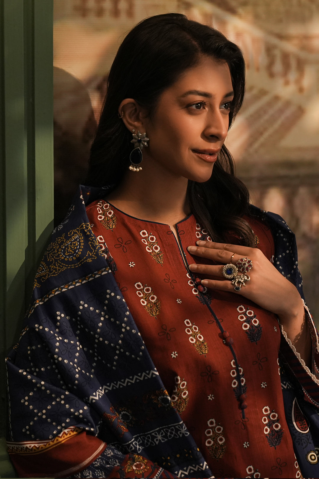 Zellbury | Unstitched 3 Piece Khaddar | Shirt Shalwar Dupatta - 0394 -  Zellbury Women Essential Unstitched - Original Designer Dress - House of Maryam