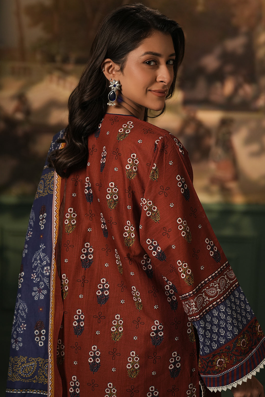 Zellbury | Unstitched 3 Piece Khaddar | Shirt Shalwar Dupatta - 0394 -  Zellbury Women Essential Unstitched - Original Designer Dress - House of Maryam