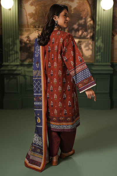 Zellbury | Unstitched 3 Piece Khaddar | Shirt Shalwar Dupatta - 0394 -  Zellbury Women Essential Unstitched - Original Designer Dress - House of Maryam