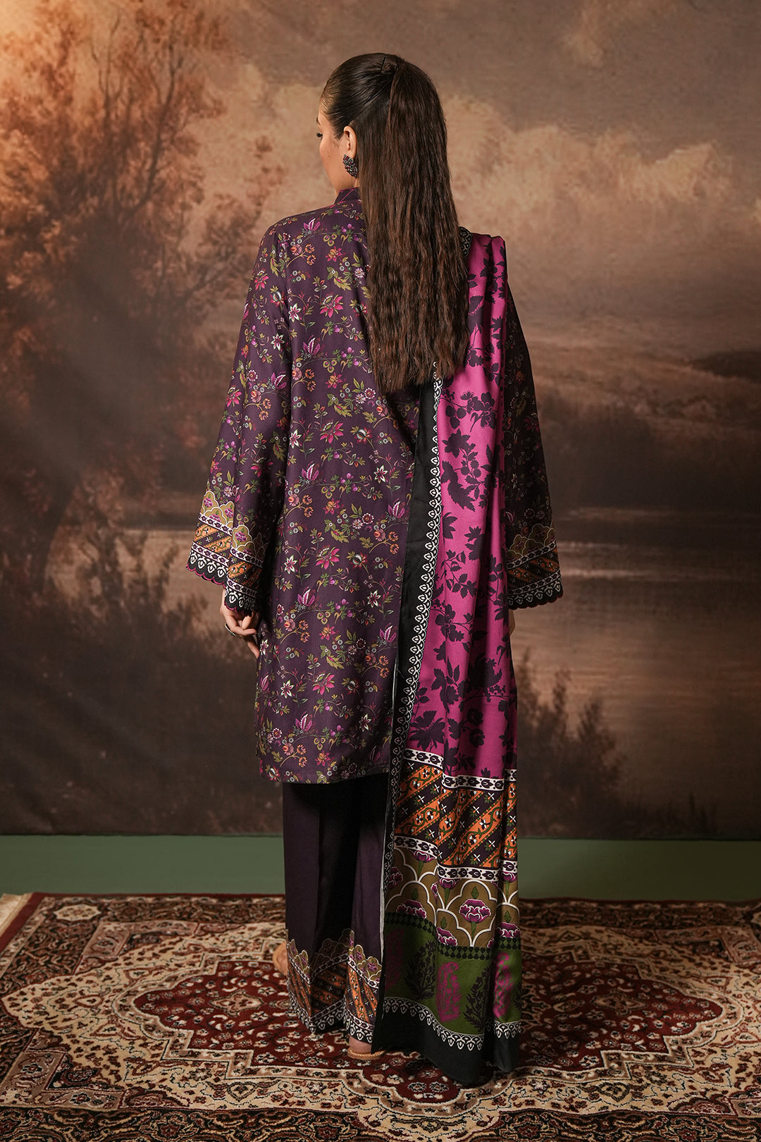 Zellbury | Unstitched 3 Piece Cotail | Shirt Shalwar Dupatta - 0399 -  Zellbury Women Essential Unstitched - Original Designer Dress - House of Maryam