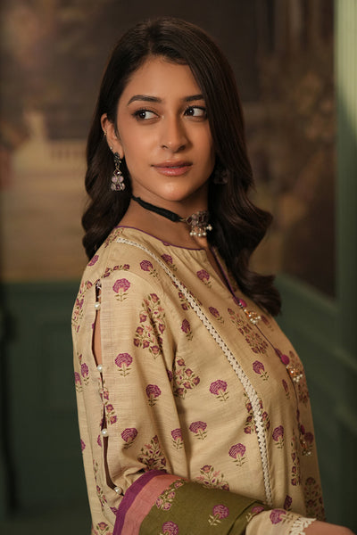 Zellbury | Unstitched 3 Piece Khaddar | Shirt Shalwar Dupatta - 0444 -  Zellbury Women Essential Unstitched - Original Designer Dress - House of Maryam