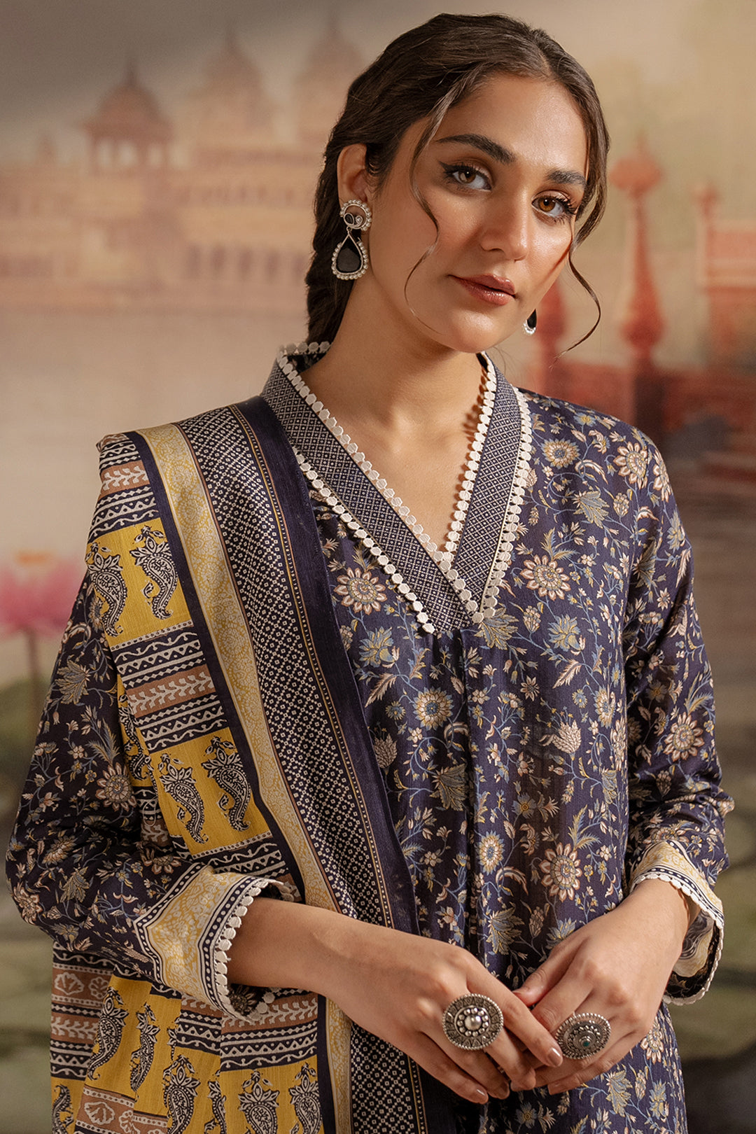 Zellbury | Unstitched 3 Piece Khaddar | Shirt Shalwar Dupatta - 0449 -  Zellbury Women Essential Unstitched - Original Designer Dress - House of Maryam