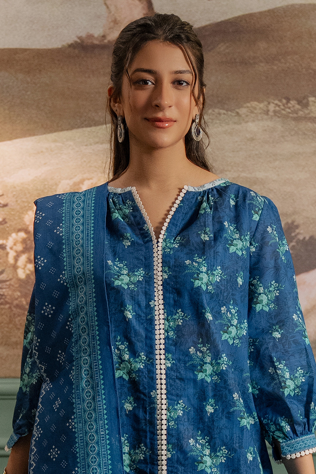 Zellbury | Unstitched 3 Piece Khaddar | Shirt Shalwar Dupatta - 0450 -  Zellbury Women Essential Unstitched - Original Designer Dress - House of Maryam