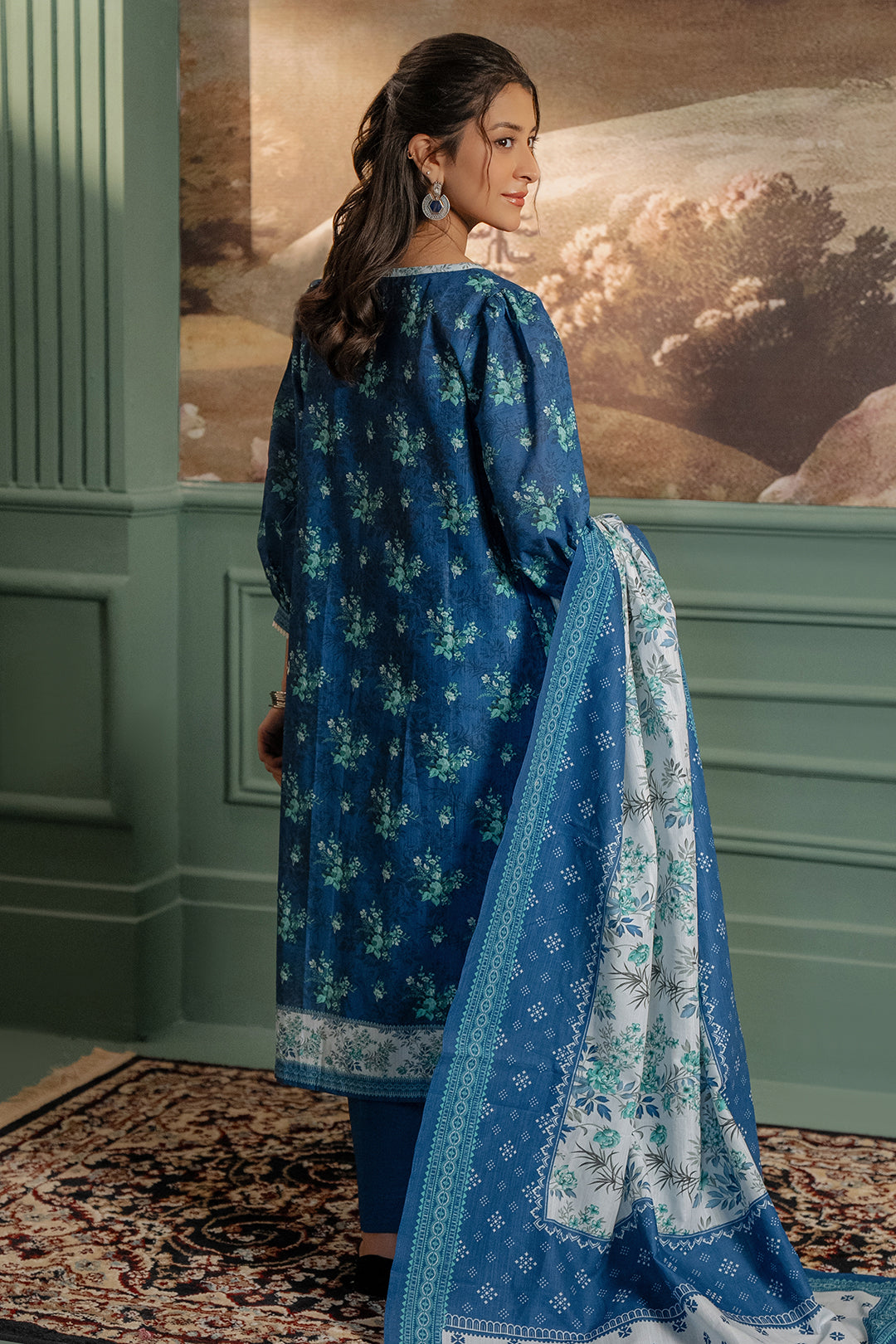 Zellbury | Unstitched 3 Piece Khaddar | Shirt Shalwar Dupatta - 0450 -  Zellbury Women Essential Unstitched - Original Designer Dress - House of Maryam