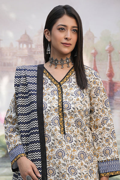 Zellbury | Unstitched 3 Piece Khaddar | Shirt Shalwar Dupatta - 0452 -  Zellbury Women Essential Unstitched - Original Designer Dress - House of Maryam