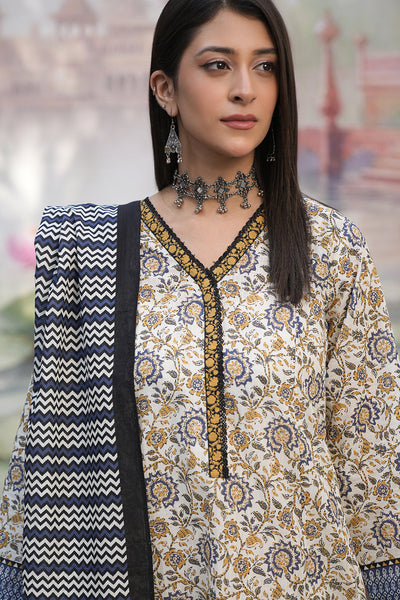 Zellbury | Unstitched 3 Piece Khaddar | Shirt Shalwar Dupatta - 0452 -  Zellbury Women Essential Unstitched - Original Designer Dress - House of Maryam