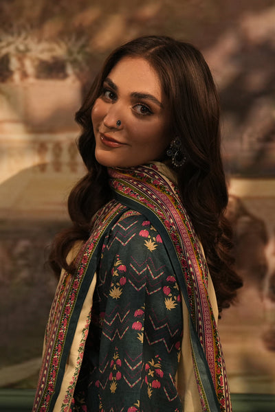 Zellbury | Unstitched 3 Piece Khaddar | Shirt Shalwar Shawl - 0459 -  Zellbury Women Essential Unstitched - Original Designer Dress - House of Maryam