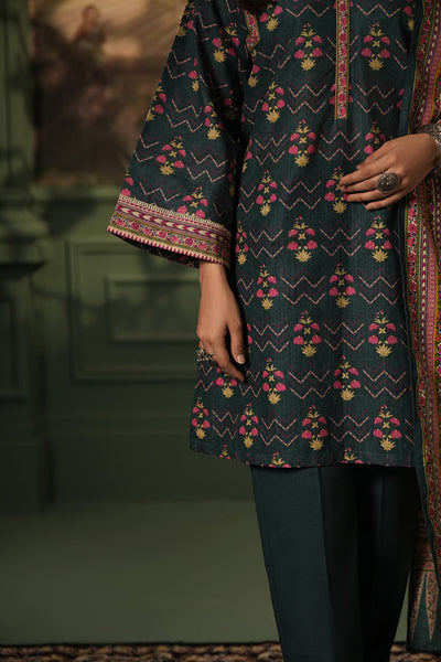 Zellbury | Unstitched 3 Piece Khaddar | Shirt Shalwar Shawl - 0459 -  Zellbury Women Essential Unstitched - Original Designer Dress - House of Maryam
