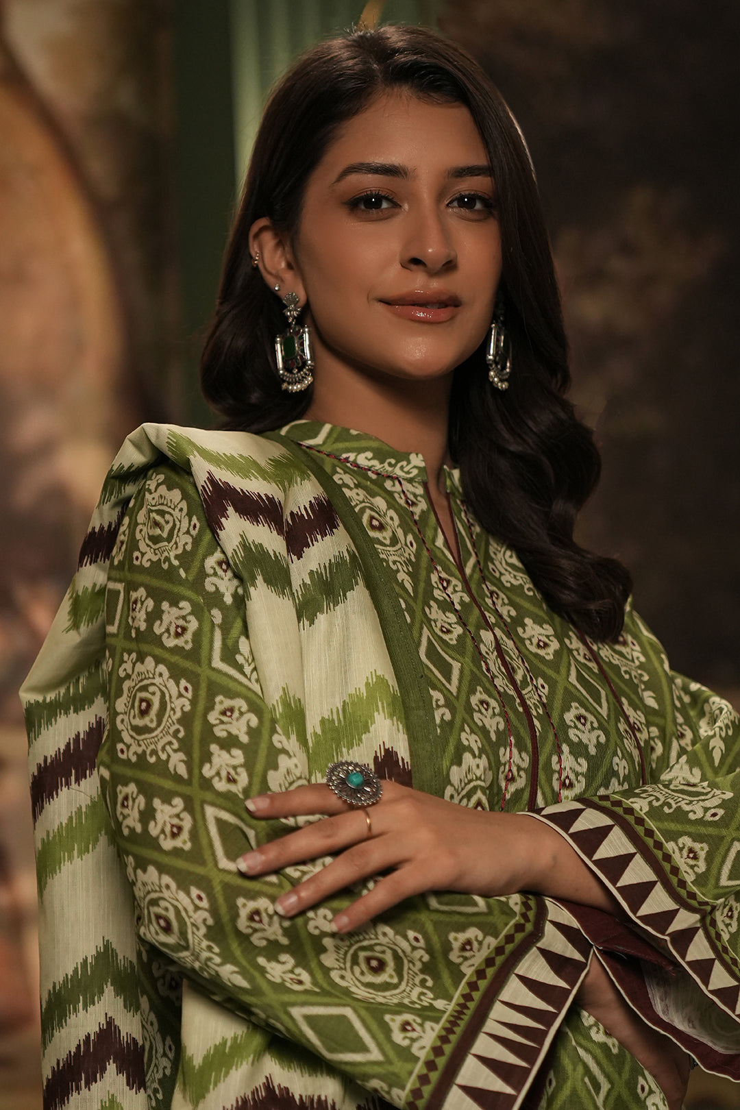 Zellbury | Unstitched 3 Piece Khaddar | Shirt Shalwar Dupatta - 0463 -  Zellbury Women Essential Unstitched - Original Designer Dress - House of Maryam