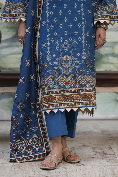 Zellbury | Unstitched 3 Piece Khaddar | Shirt Shalwar Shawl - 0466 -  Zellbury Women Essential Unstitched - Original Designer Dress - House of Maryam