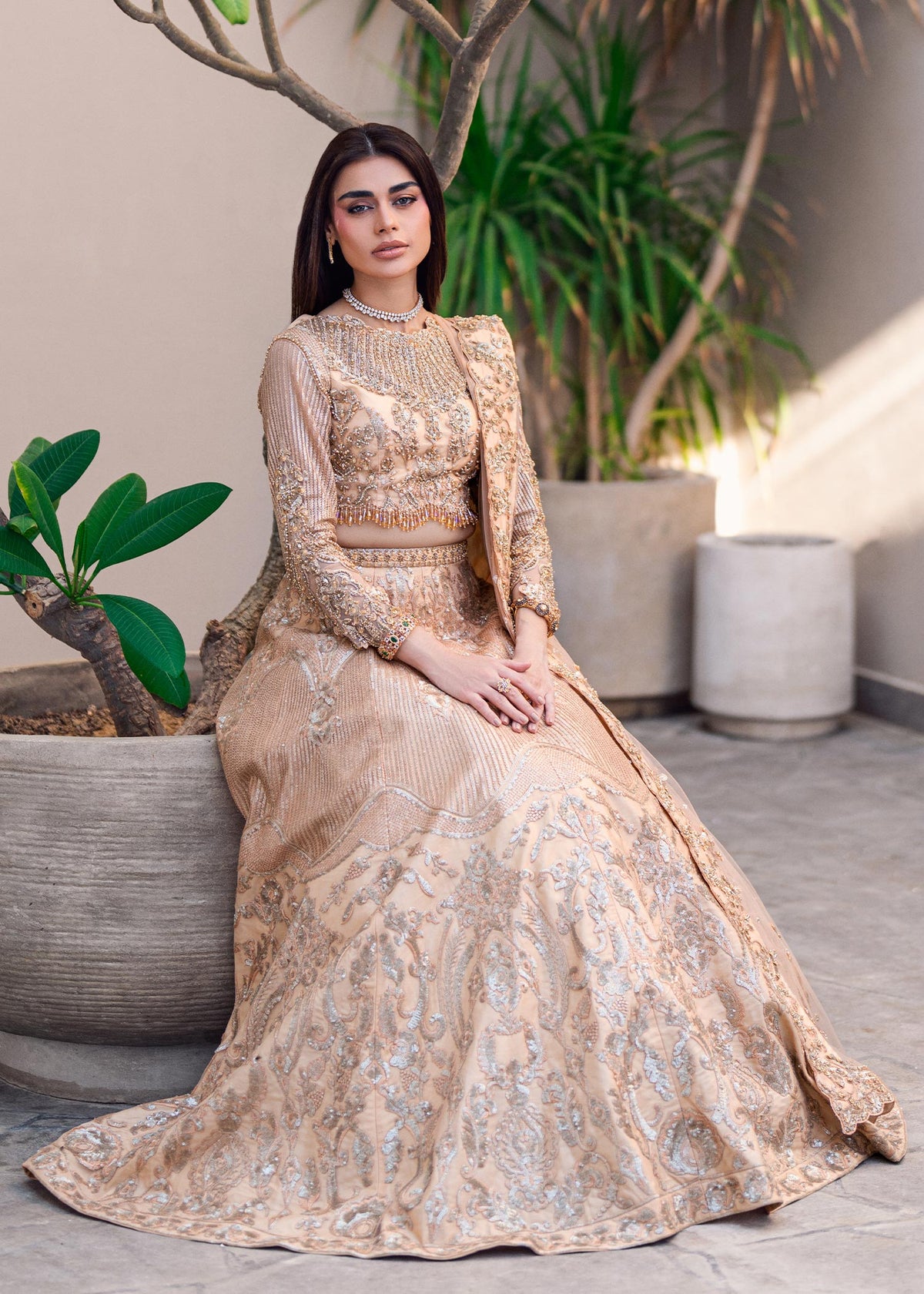 Waqas Shah | Amariage Luxury Formals | Golden Patel -  Waqas Shah Ladies Clothes - Original Designer Dress - House of Maryam