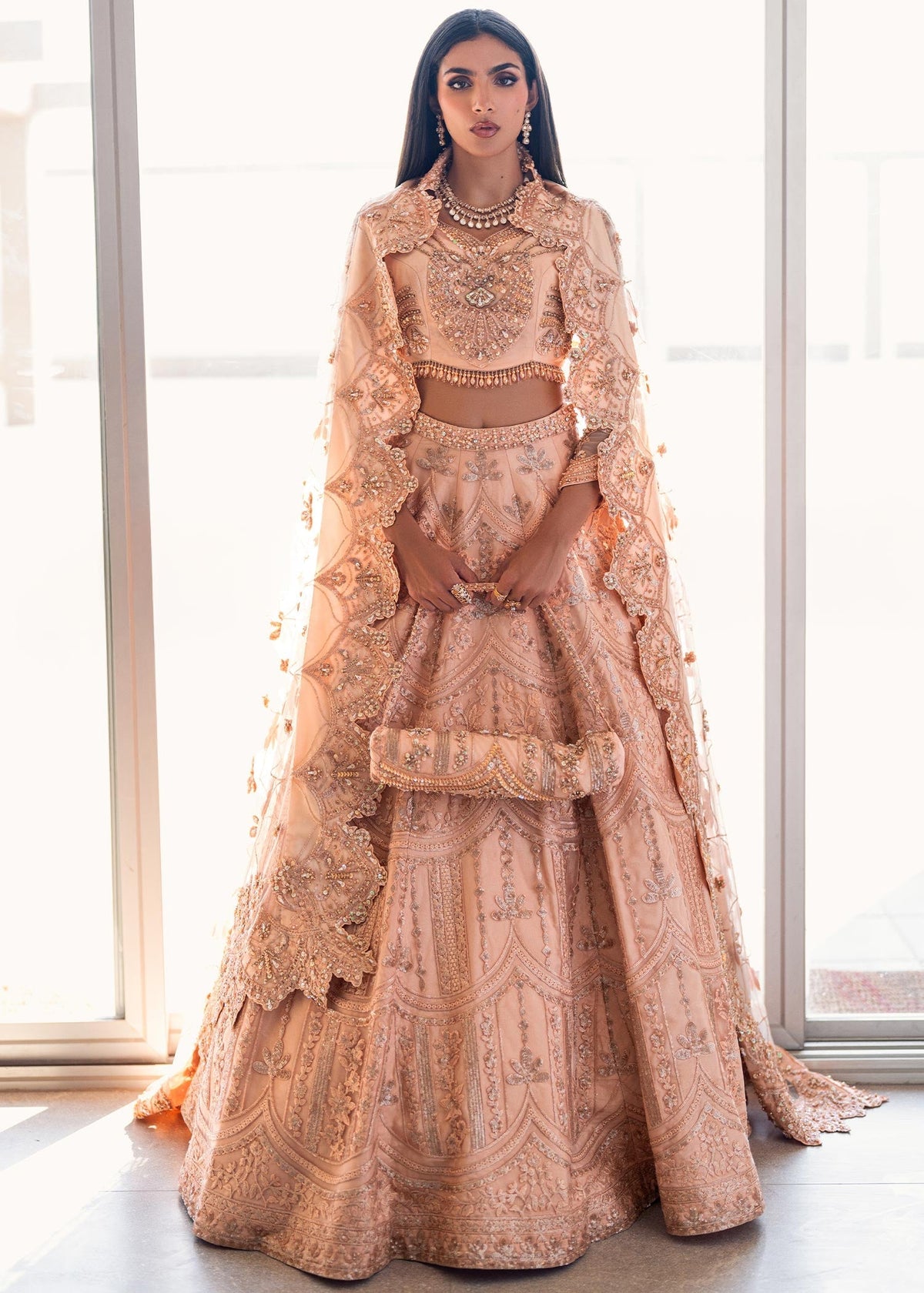 Waqas Shah | Amariage Luxury Formals | Coral Bliss -  Waqas Shah Ladies Clothes - Original Designer Dress - House of Maryam