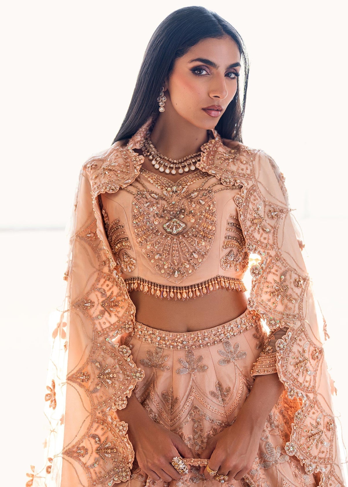 Waqas Shah | Amariage Luxury Formals | Coral Bliss -  Waqas Shah Ladies Clothes - Original Designer Dress - House of Maryam