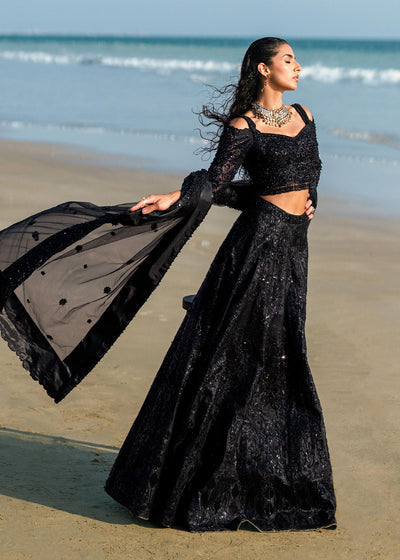 Waqas Shah | Amariage Luxury Formals | Black Musk -  Waqas Shah Ladies Clothes - Original Designer Dress - House of Maryam