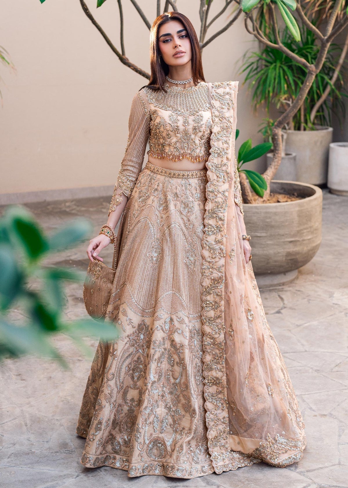 Waqas Shah | Amariage Luxury Formals | Golden Patel -  Waqas Shah Ladies Clothes - Original Designer Dress - House of Maryam