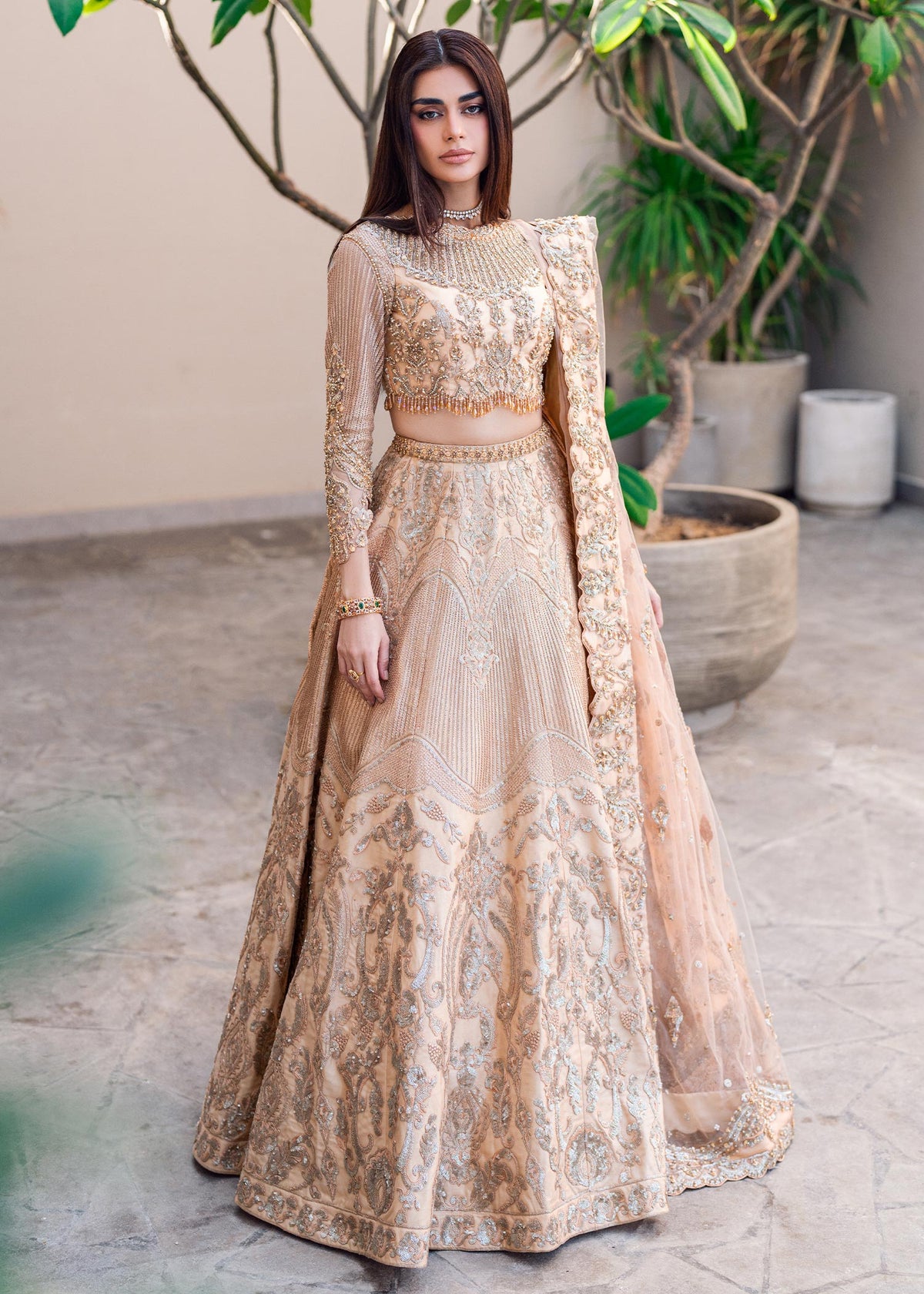 Waqas Shah | Amariage Luxury Formals | Golden Patel -  Waqas Shah Ladies Clothes - Original Designer Dress - House of Maryam