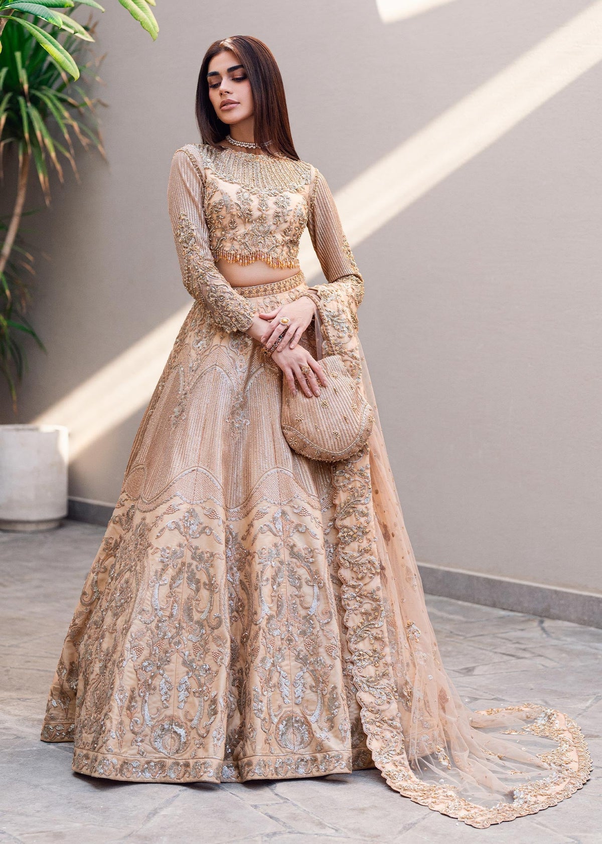 Waqas Shah | Amariage Luxury Formals | Golden Patel -  Waqas Shah Ladies Clothes - Original Designer Dress - House of Maryam