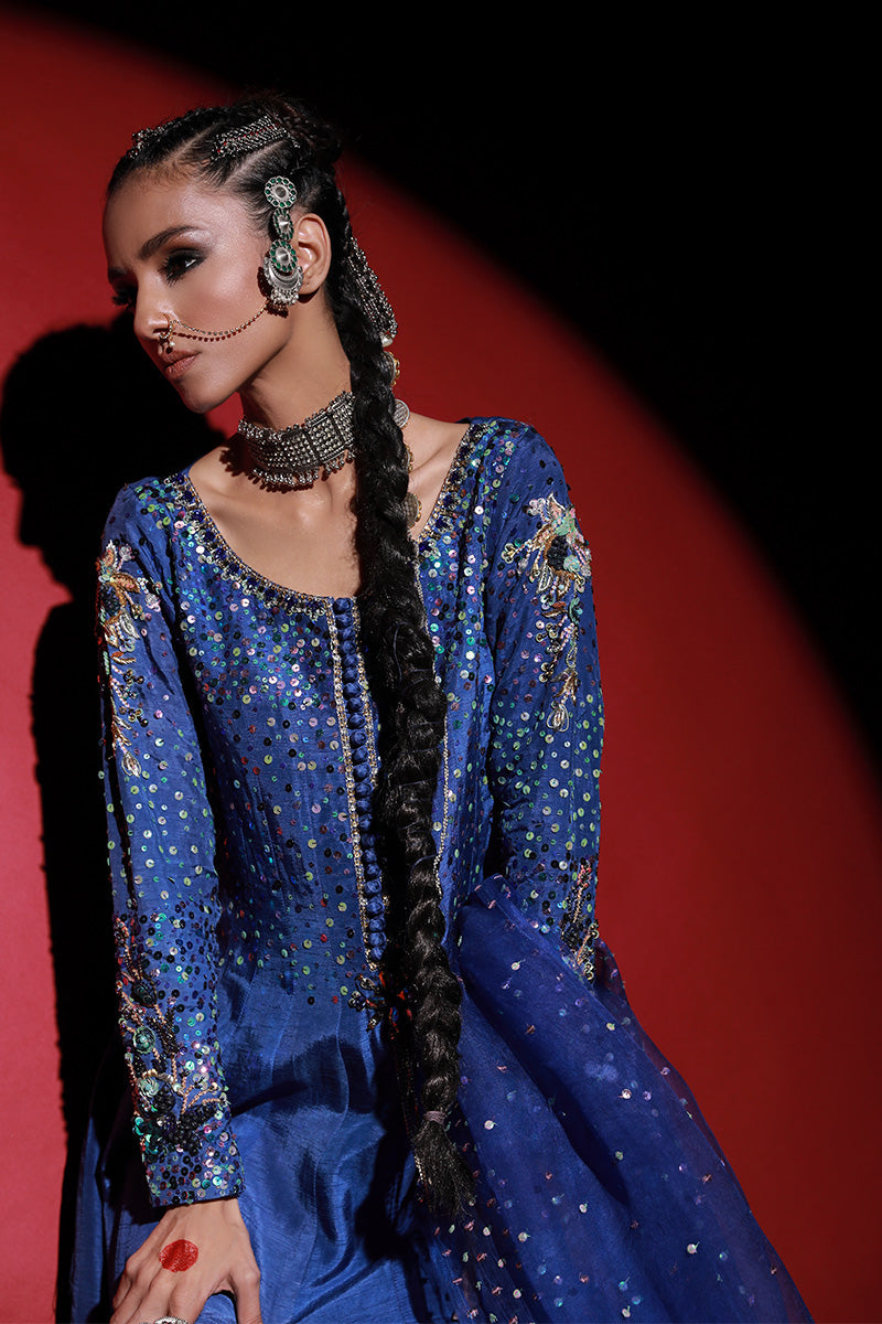 Wardha Saleem | Meeram Festive Formals | Neel -  Wardha Saleem Ladies Clothes - Original Designer Dress - House of Maryam