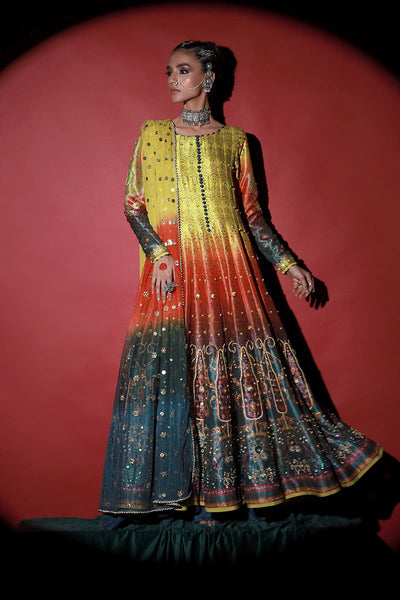 Wardha Saleem | Meeram Festive Formals | Satrangi -  Wardha Saleem Ladies Clothes - Original Designer Dress - House of Maryam