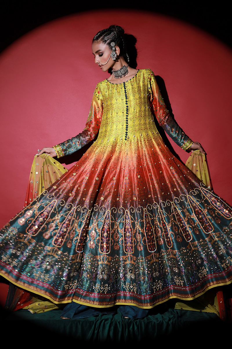 Wardha Saleem | Meeram Festive Formals | Satrangi -  Wardha Saleem Ladies Clothes - Original Designer Dress - House of Maryam