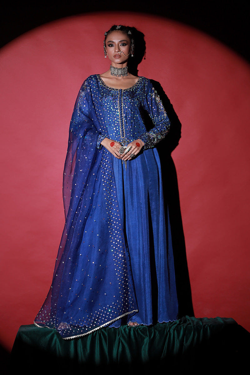 Wardha Saleem | Meeram Festive Formals | Neel -  Wardha Saleem Ladies Clothes - Original Designer Dress - House of Maryam