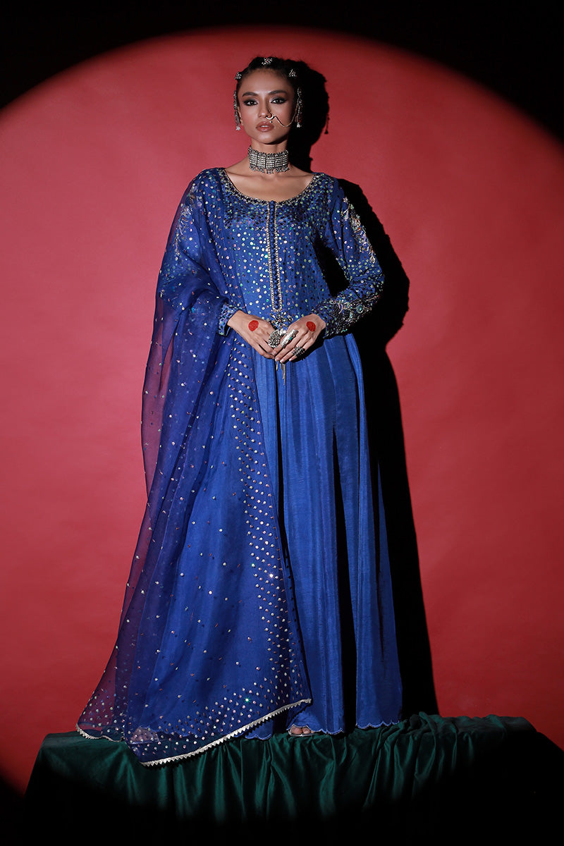 Wardha Saleem | Meeram Festive Formals | Neel -  Wardha Saleem Ladies Clothes - Original Designer Dress - House of Maryam