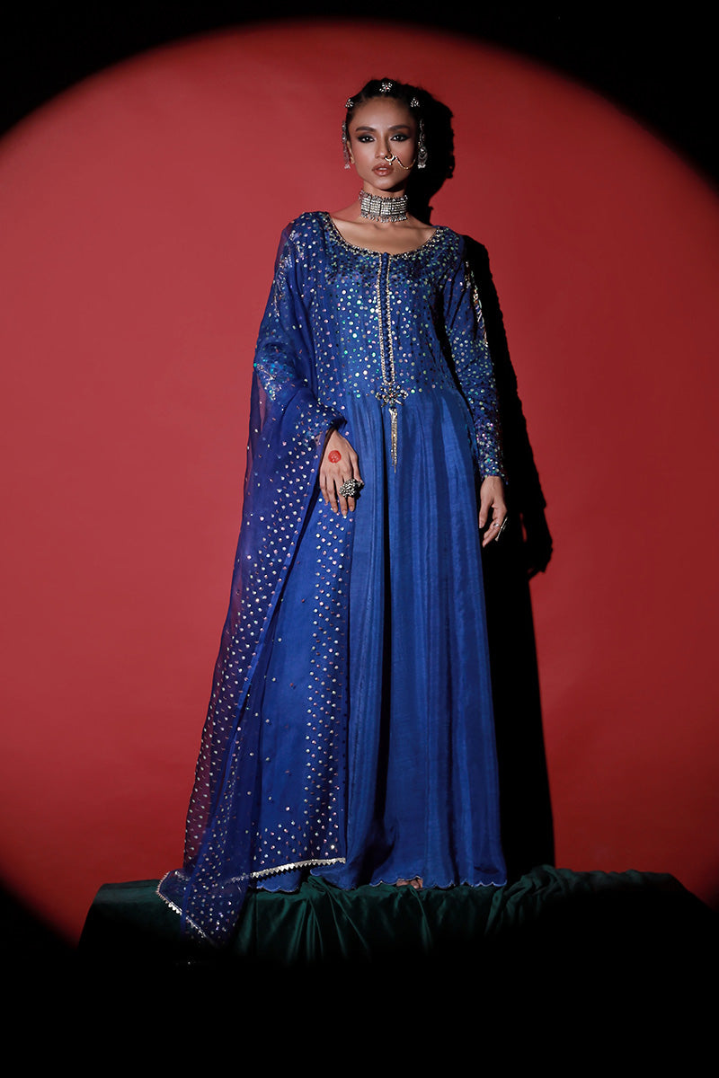Wardha Saleem | Meeram Festive Formals | Neel -  Wardha Saleem Ladies Clothes - Original Designer Dress - House of Maryam