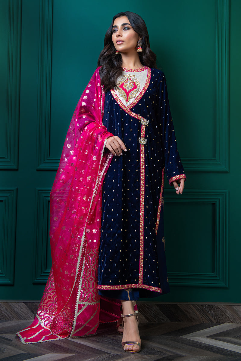 Wardha Saleem | Velvets Winter Fall 24 |  Shalimar -  Wardha Saleem Ladies Clothes - Original Designer Dress - House of Maryam