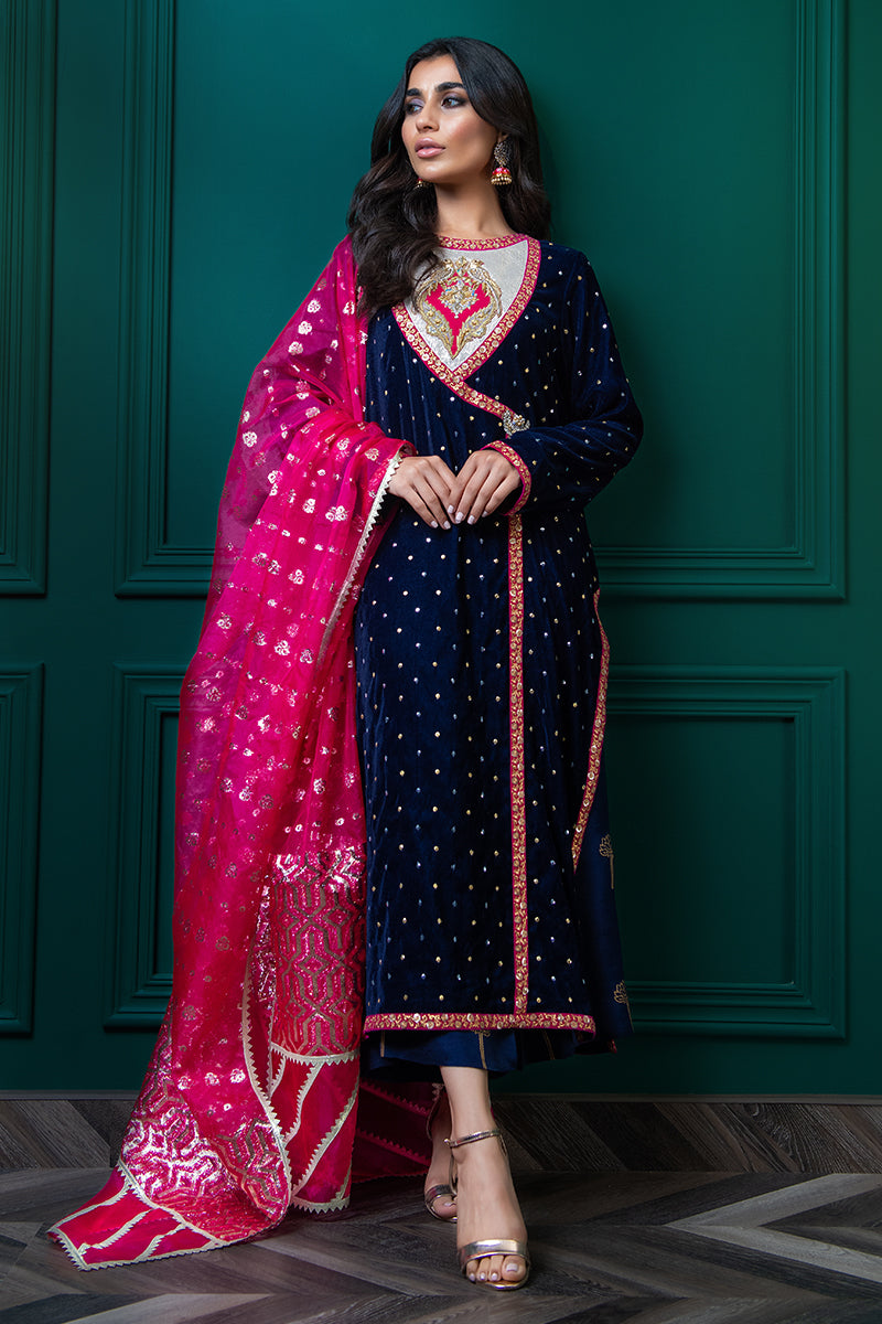 Wardha Saleem | Velvets Winter Fall 24 |  Shalimar -  Wardha Saleem Ladies Clothes - Original Designer Dress - House of Maryam