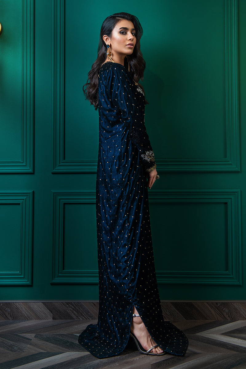 Wardha Saleem | Velvets Winter Fall 24 |  Shikar Gah 2