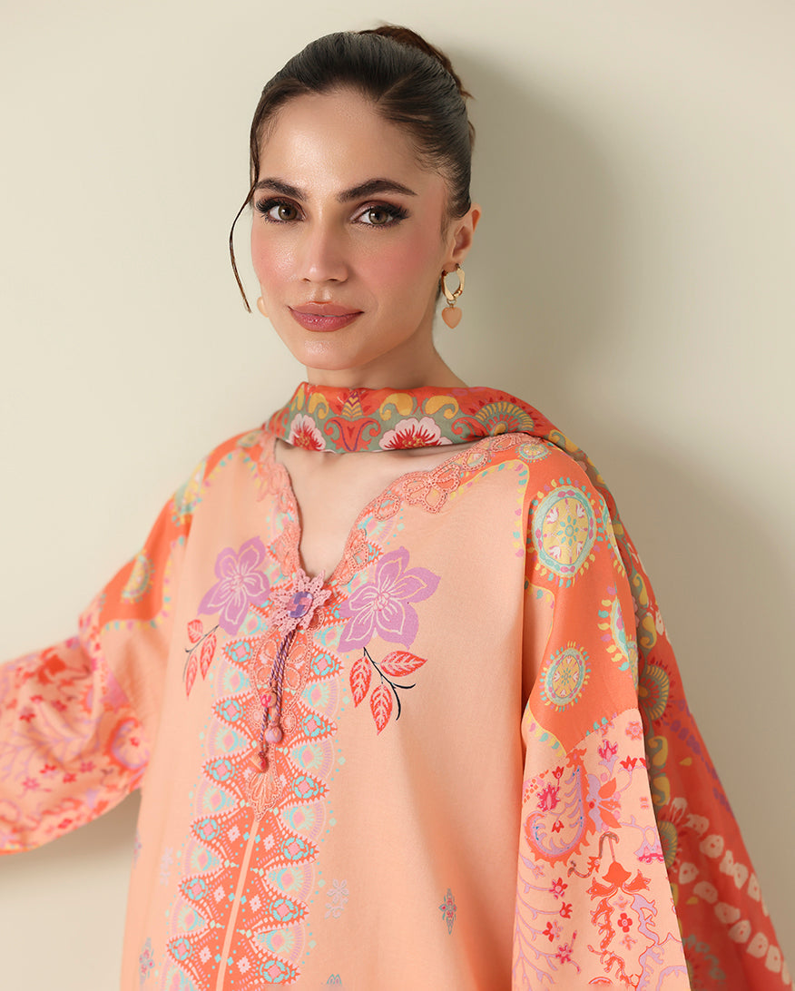 Roheenaz | Rosette Lawn | Warm Horizon, image 3