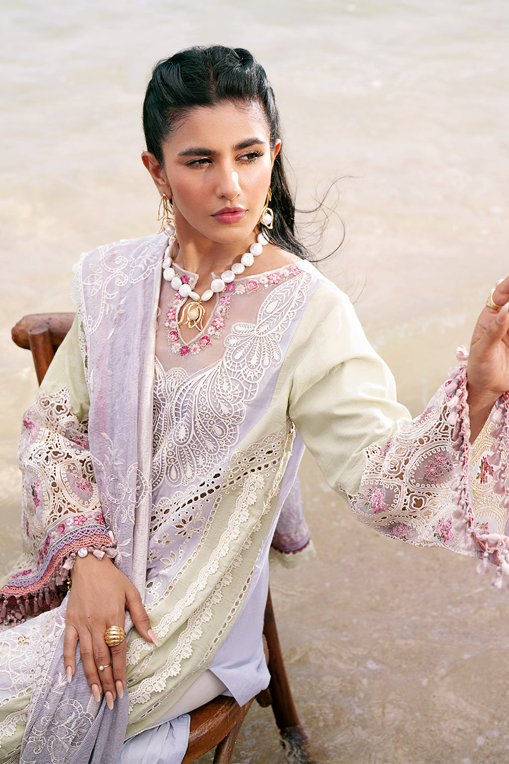 AJR Couture | Dastan Luxury Lawn 25 | Wave -  AJR Couture Ladies Clothes - Original Designer Dress - House of Maryam
