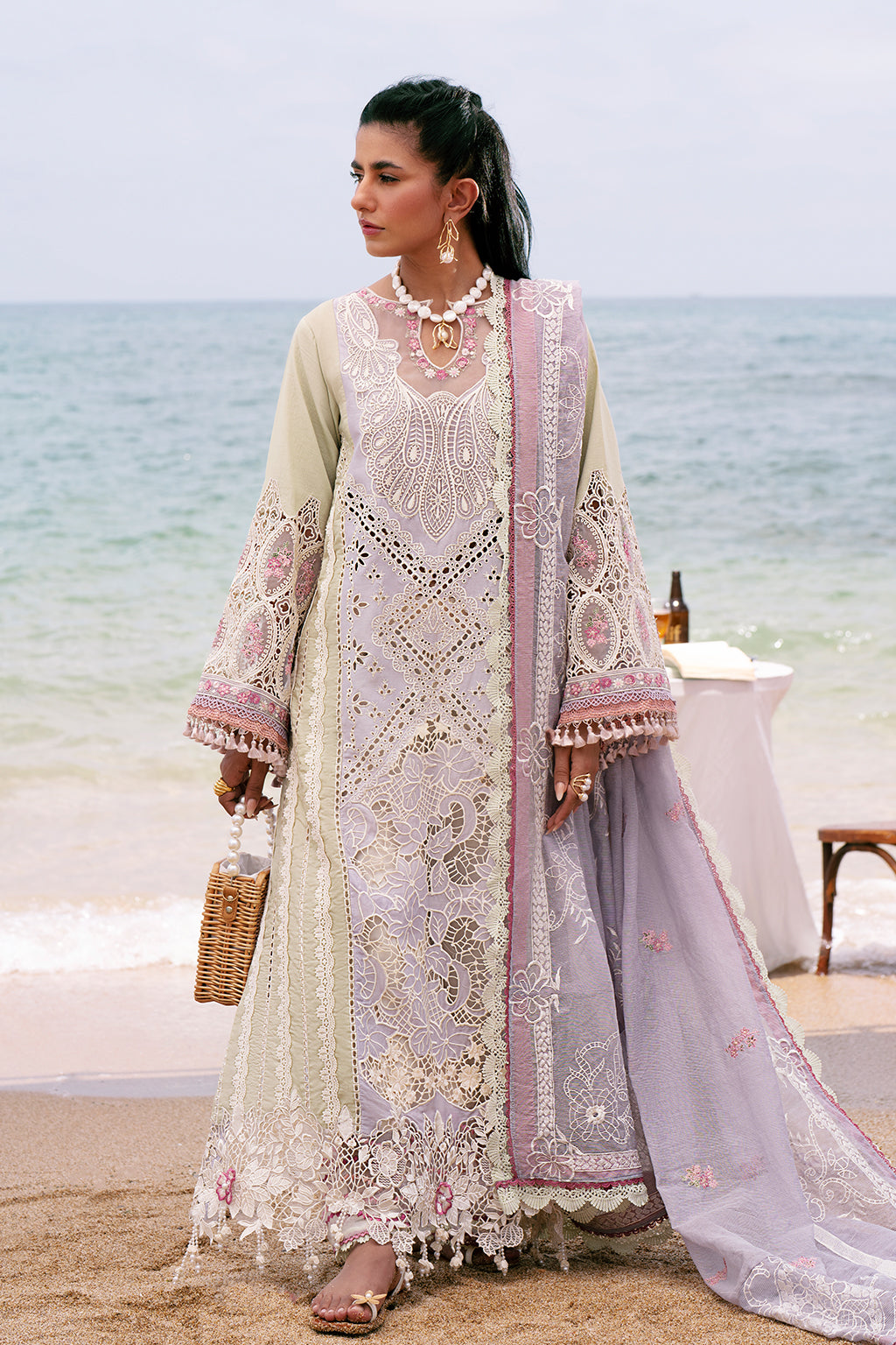 AJR Couture | Dastan Luxury Lawn 25 | Wave -  AJR Couture Ladies Clothes - Original Designer Dress - House of Maryam