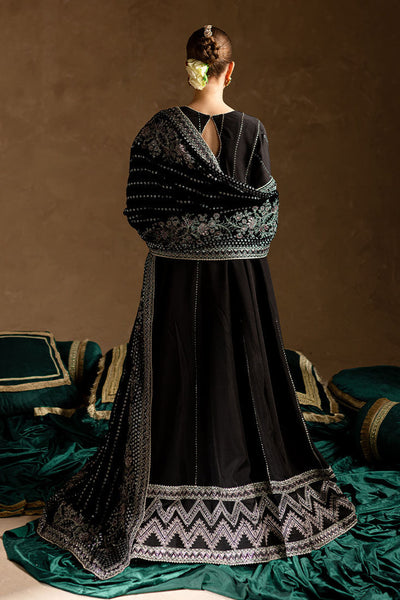 Marjjan | De Rose Velvet | MRV-14 (BLACK) -  Marjjan Ladies Clothes - Original Designer Dress - House of Maryam