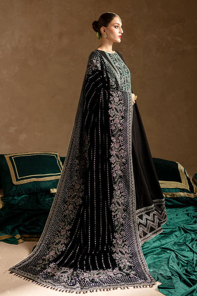 Marjjan | De Rose Velvet | MRV-14 (BLACK) -  Marjjan Ladies Clothes - Original Designer Dress - House of Maryam