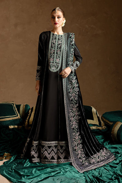 Marjjan | De Rose Velvet | MRV-14 (BLACK) -  Marjjan Ladies Clothes - Original Designer Dress - House of Maryam
