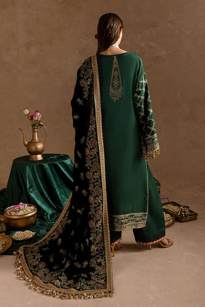 Marjjan | De Rose Velvet | MRV-11 (GREEN) -  Marjjan Ladies Clothes - Original Designer Dress - House of Maryam