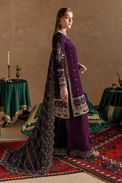 Marjjan | De Rose Velvet | MRV-12 (PURPLE) -  Marjjan Ladies Clothes - Original Designer Dress - House of Maryam