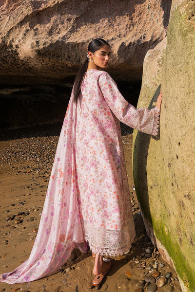 Afrozeh Zar baby pink embroidered lawn suit, photo 2