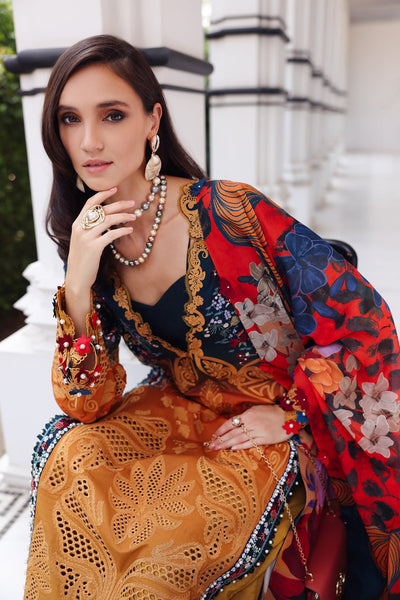 Afrozeh | Lawn 25 | Halcy -  Afrozeh Ladies Clothes - Original Designer Dress - House of Maryam