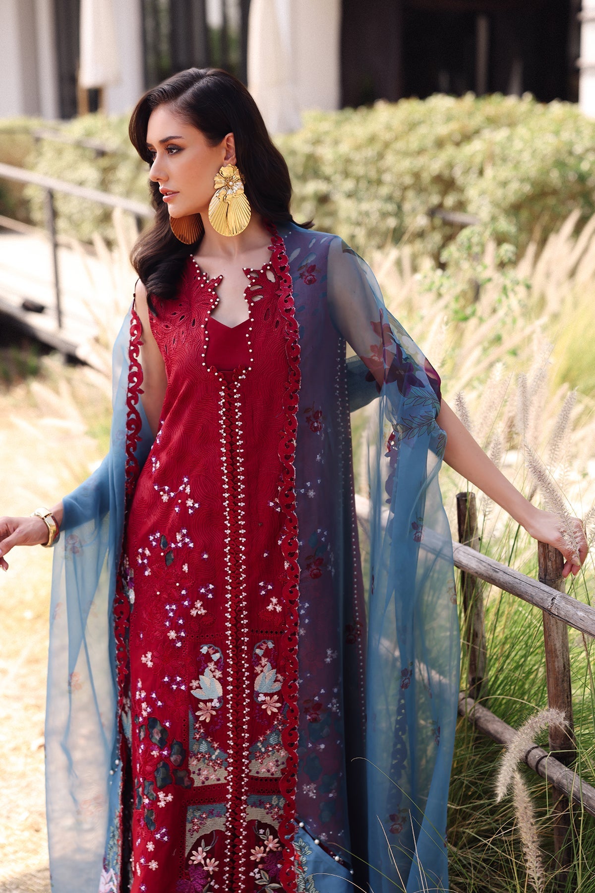 Afrozeh | Lawn 25 | Glacis -  Afrozeh Ladies Clothes - Original Designer Dress - House of Maryam