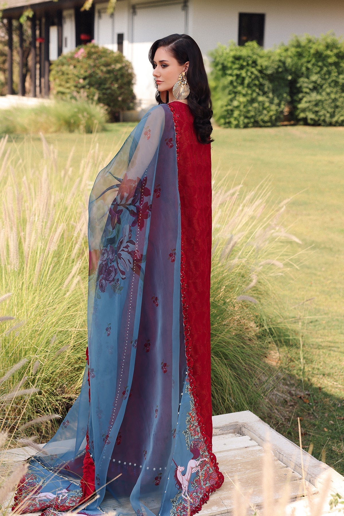Afrozeh | Lawn 25 | Glacis -  Afrozeh Ladies Clothes - Original Designer Dress - House of Maryam
