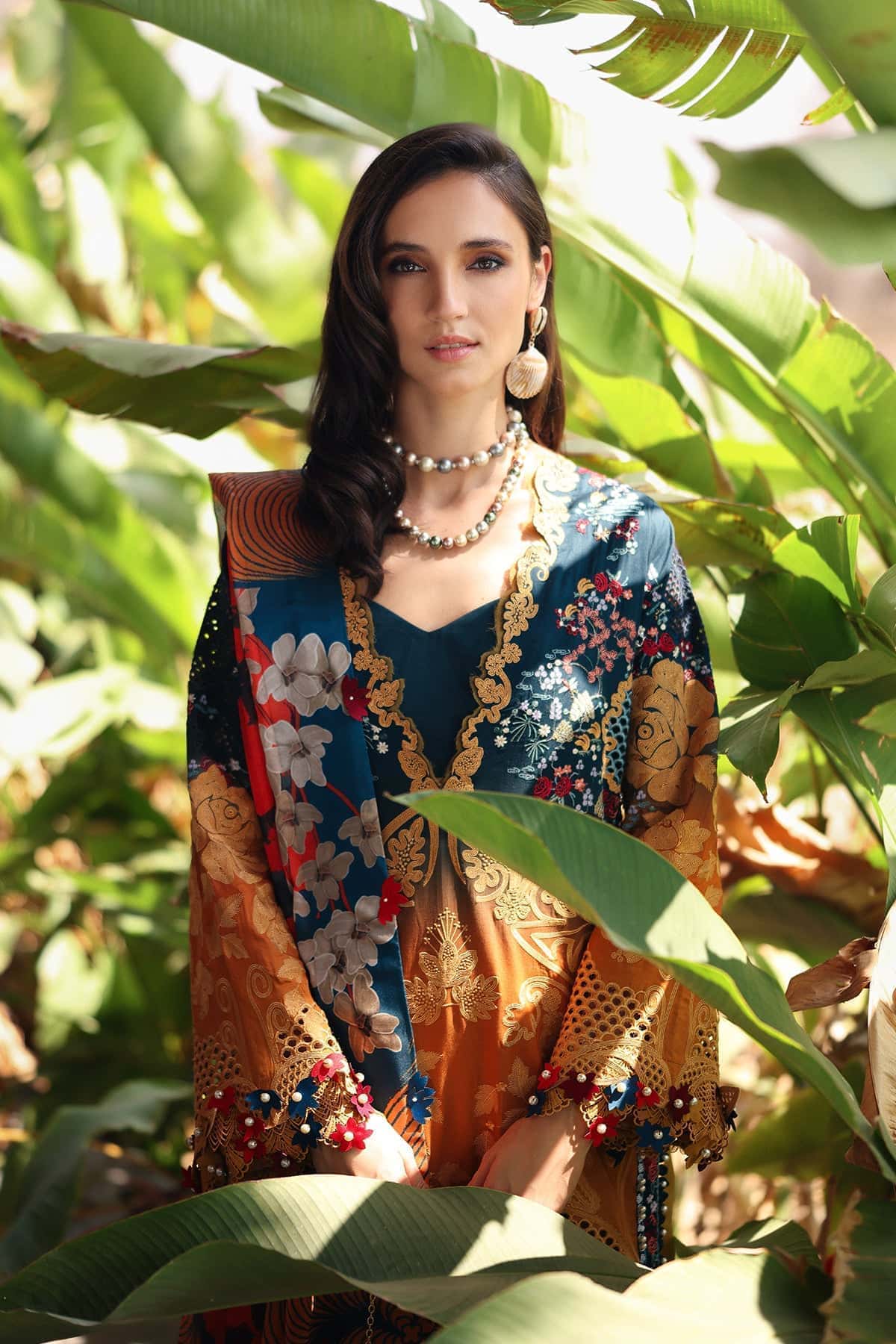 Afrozeh | Lawn 25 | Halcy -  Afrozeh Ladies Clothes - Original Designer Dress - House of Maryam