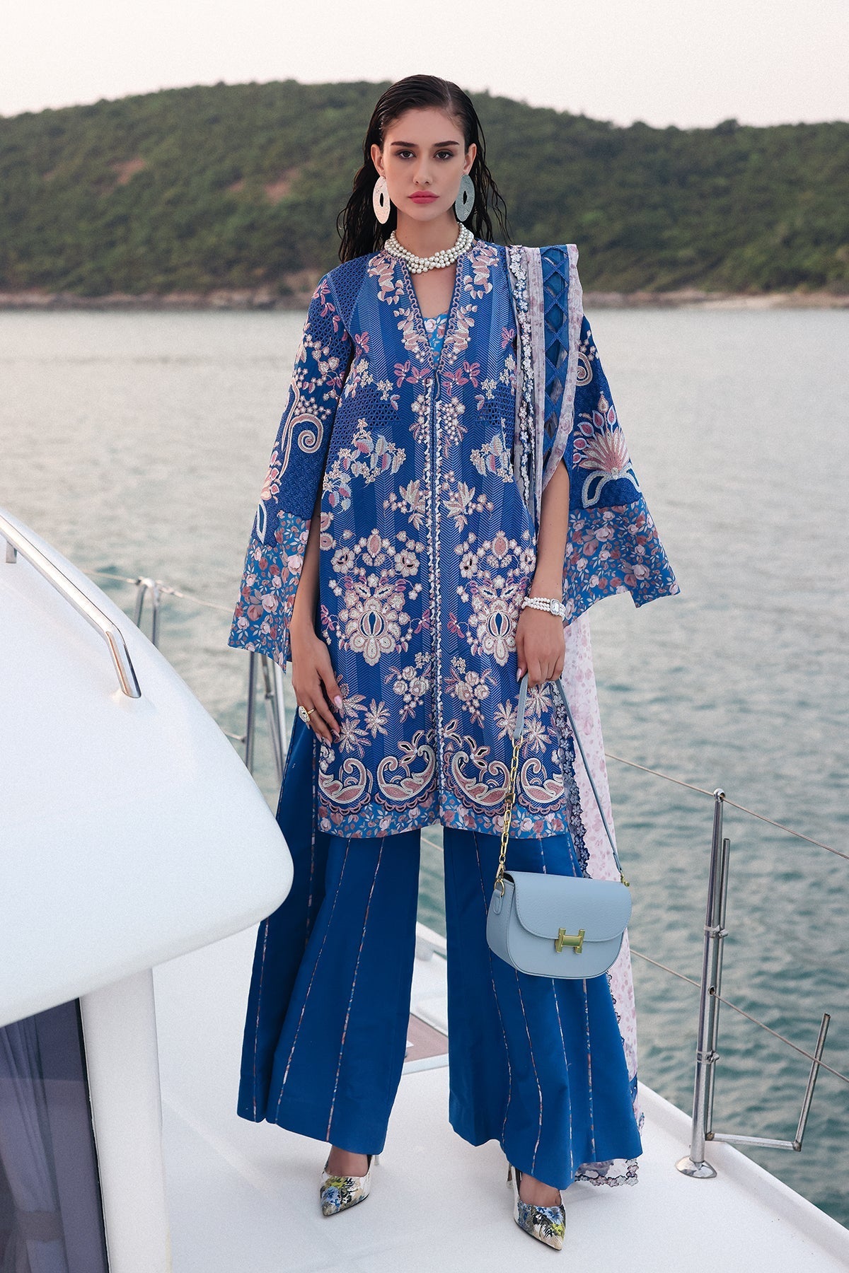 Afrozeh | Lawn 25 | Eclipse -  Afrozeh Ladies Clothes - Original Designer Dress - House of Maryam