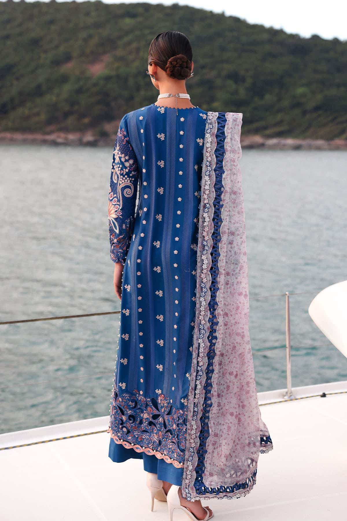 Afrozeh | Lawn 25 | Eclipse -  Afrozeh Ladies Clothes - Original Designer Dress - House of Maryam